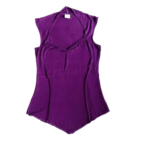 EUC Om Grown Arwen Top in Purple Size S/M - Picture 2 of 5